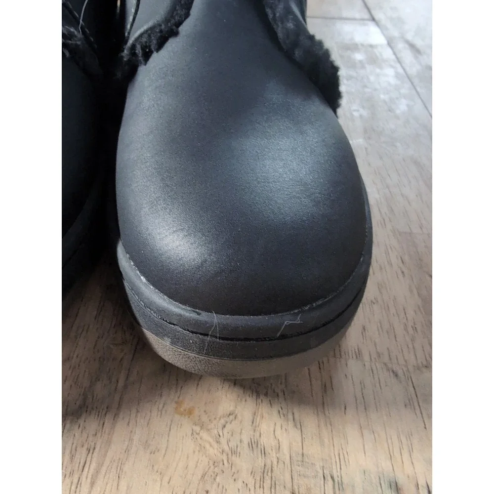 B-52 by Bullboxer Chukka Boots Men's Black Topper Lined Casual Boots Size 11 New
